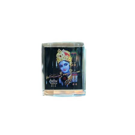 Divine Harmony Krishna | Crystal Car Dashboard Item
