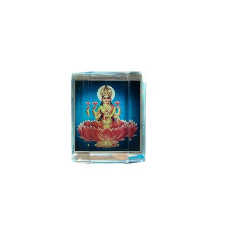 Divine Prosperity Lakshmi | Crystal Car Dashboard Item