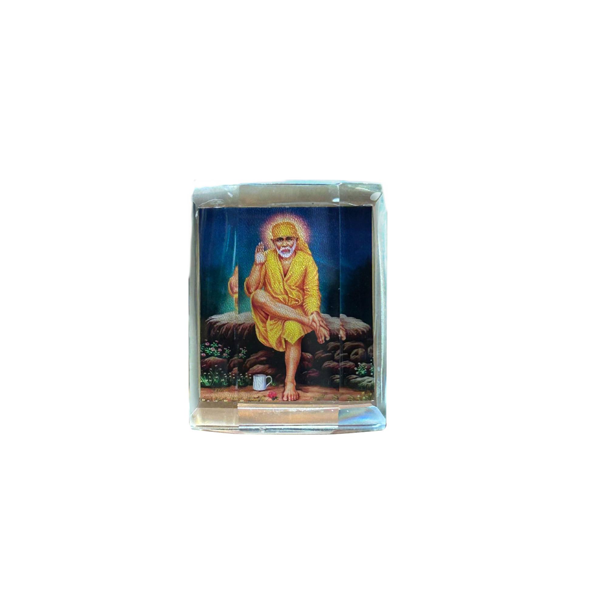 Sai Baba's Blessing | Crystal Car Dashboard Item